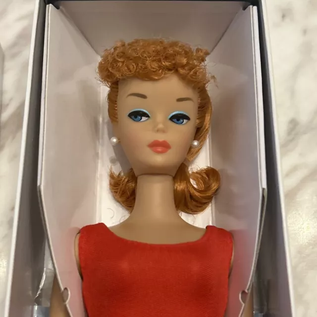Redhead Ponytail Let's Play Barbie Vintage Repro Doll 2011 Mattel X3121 Nrfb