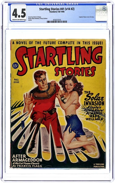 STARTLING STORIES OCT 1952 Original Sci-Fi Pulp Magazine VG