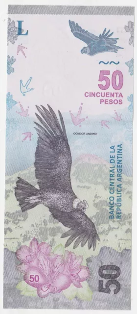 Argentina P 363 - 50 Pesos 2018 Series B - UNC