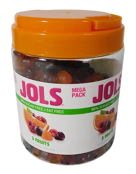Jols - Office Pack - 3 Fruit (400g Jar)