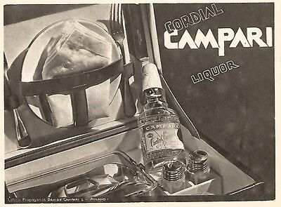 W9323 Cordial CAMPARI Liquor - Pubblicità del 1939 - Vintage advertising