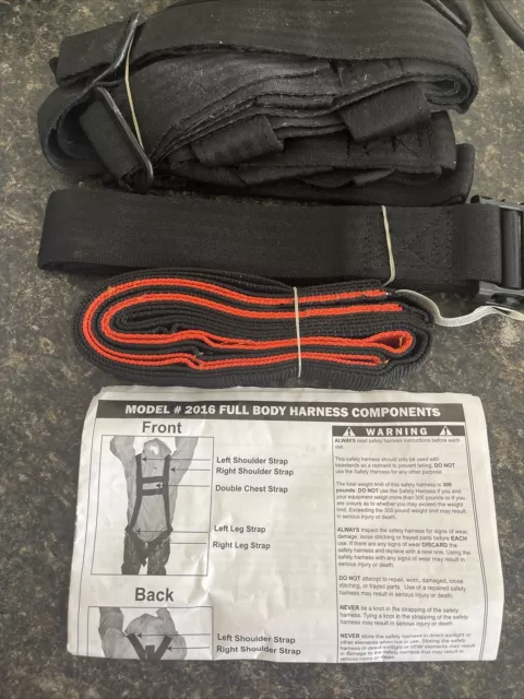 Primal Vantage SAFETY HARNESS Model# JH-2016 Full Body Components Climbing