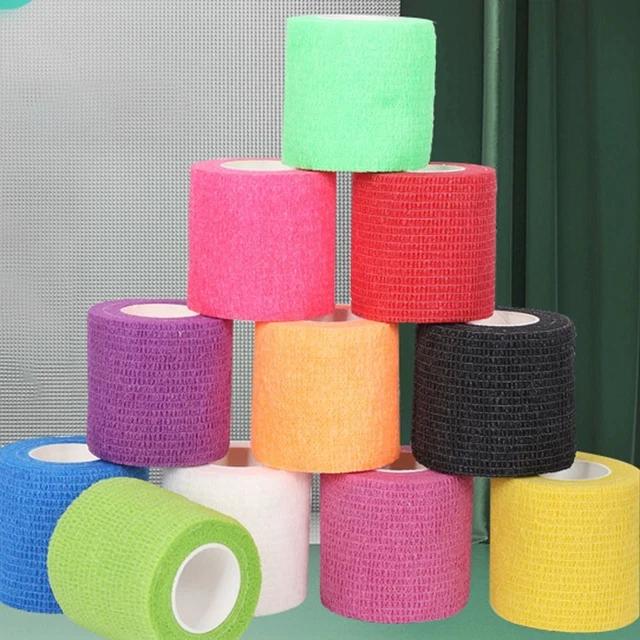 Vendaje autoadhesivo banda elástica envoltura atlética colores elasto plast