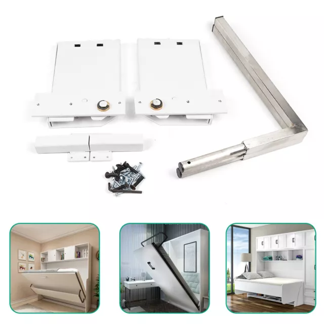 DIY Horizontal Murphy Large Size Wall Bed Springs Mechanism Hardware Kit Durable