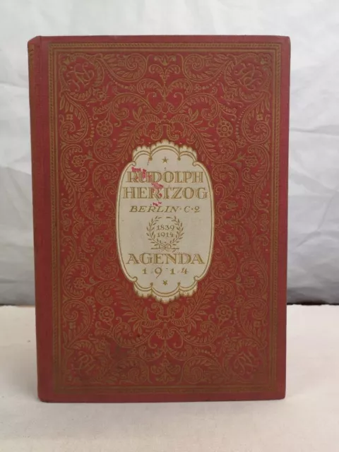 Agenda. Rudolph Hertzog. Berlin C.. 1839 bis 1914. Lindenberg, Paul (Einltg.):