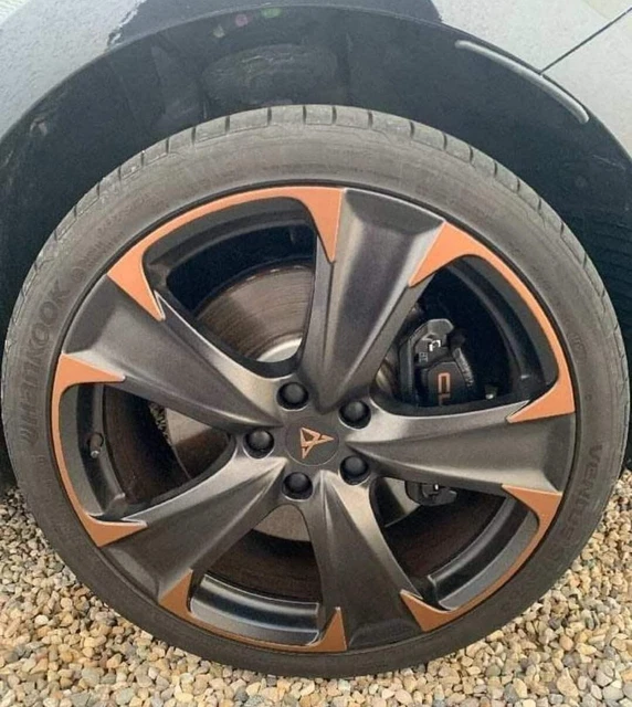 20X STICKERS WHEELS Leon KL latest model copper color cupra 19