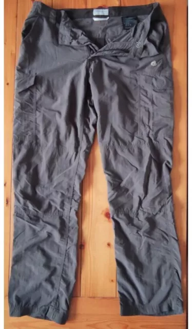 Grey Craghoppers Walking Trousers 32W Regular Fit