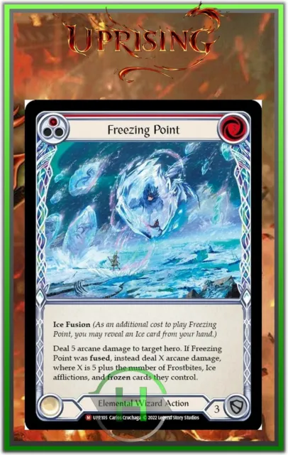 Freezing Point Red - FAB:Uprising - UPR105 - Carte Officielle Anglaise