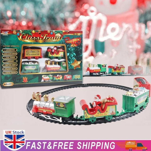 Electric Train Toy with Sounds Light Party Gift Montessori Toys for Boys Girls