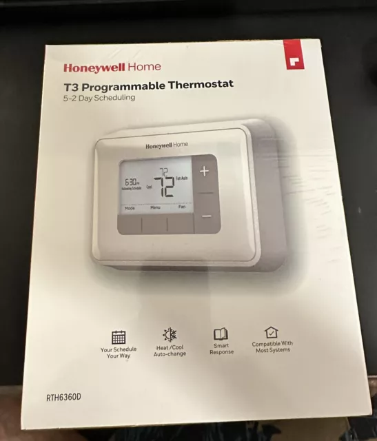 HONEYWELL HOME T3 Programmable Thermostat with 5-2 Day Scheduling