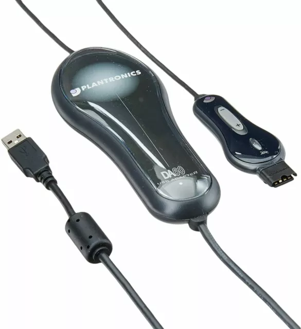 Plantronics DA60 USB to Quick Disconnect Adapter 63725-01 for HW Series Headset