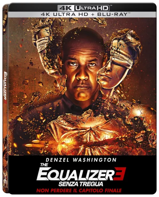 Blu Ray The Equalizer 3 Senza Tregua Steelbook (4K Ultra Hd Blu Ray) ....NUOVO