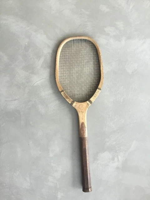RARE ANTIQUE WOODEN Tennis Racket c. 1920-50s £21.00 - PicClick UK