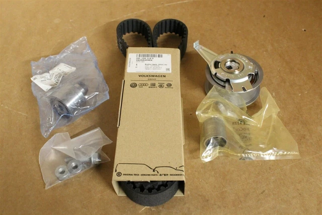 VW B8 Kit de réparation pour courroie trapézoïdale avec galet tendeur d'origi
