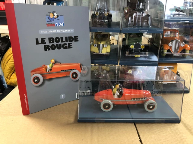 Voiture TINTIN 1/24 Collection Hachette N°1 Le Bolide Rouge