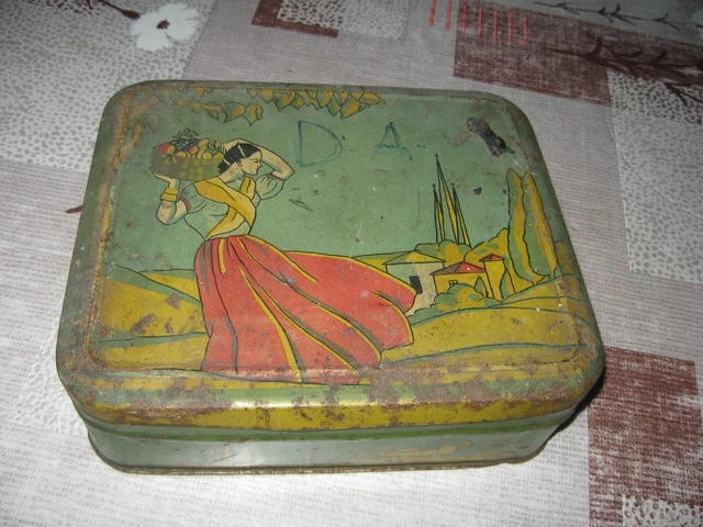 Boîte à biscuits Europe - Emballage vintage et personnalisable