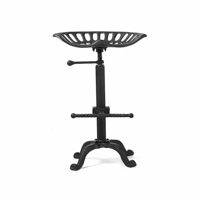 Traditional Cast Iron Breakfast Bar Seat Stool Kitchen Chair Tractor Vintage 3