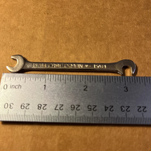 Craftsman 15/64" Angled Open End Ignition Wrench V Series USA