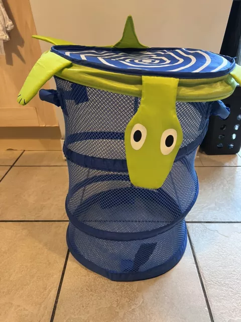 Cesta/bolsa de almacenamiento Ikea para niños patrón serpiente de almacenamiento azul verde