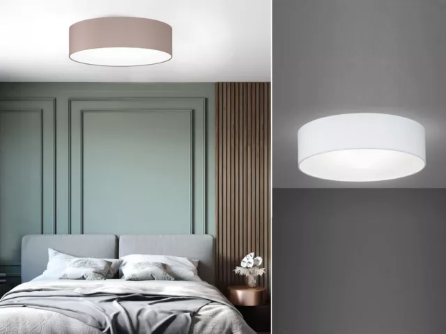 Designer Deckenlampen mit Stoffschirm - moderne Esstisch Beleuchtung Küchenlampe