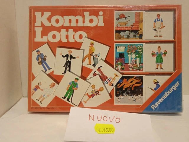Ancien Jeu De Tombola Ravensburger Pour Enfants - Vintage Années 70 - Complet Et En état De Jeu