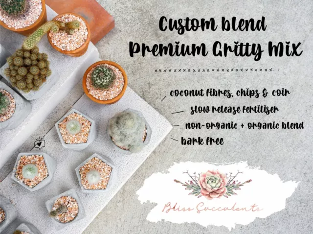 Custom Succulent Potting Mix - Gritty Custom Mix - Succulent | Cactus | Cacti