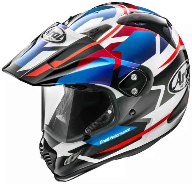 ARAI XD-4 Depart Blue Metallic Adventure Touring Motorcycle Helmet Dual Sport