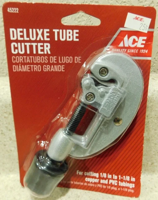 Ace Deluxe Tube Cutter For 1/8" To 1-1/8" Tubing 45222 Brand New