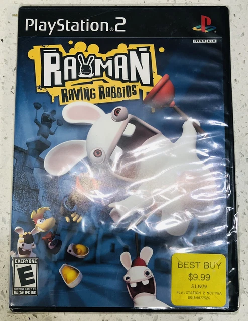 RAYMAN RAVING RABBIDS PS2 Brand New Factory Sealed US Version ...