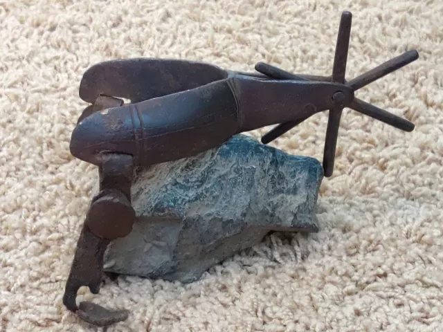 Vintage Single Mexican Iron Cowboy Boot Spur 6 point One side only