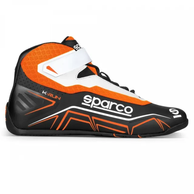 Sparco Karting Kart Racing Auto Shoes K-RUN black orange - size 41
