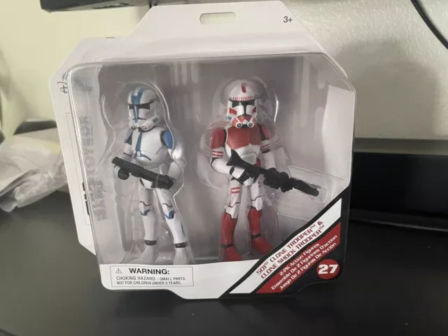 Disney Star Wars Toybox 501st Clone Trooper & Shock Trooper Action Figure Set