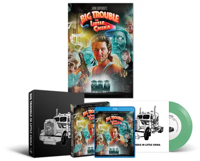 Big Trouble In Little China Shout Factory region "A" + Exclusive Poster + Vinyl