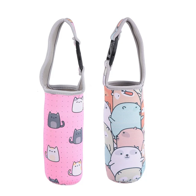 2pcs Cartoon Isolierung Tasse Tuchabdeckung Neopren Vakuumbecherabdeckung (2
