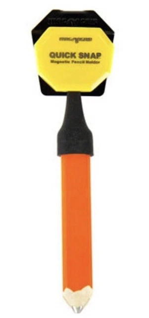 MagnoGrip Quick Snap Magnetic Pencil Holder W/ Belt Clip Carpenter Writing Inst MagnoGrip Quick Snap Magnetic Pencil Holder W/ Belt Clip Carpenter Writing Inst