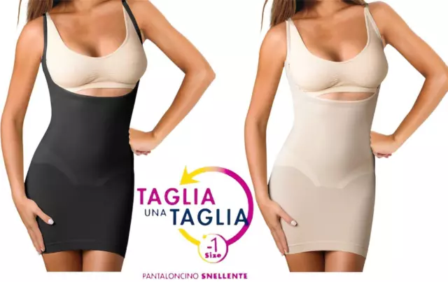 sotto veste sottoveste Modellante Body Contenitivo Snellente Push Up intimo