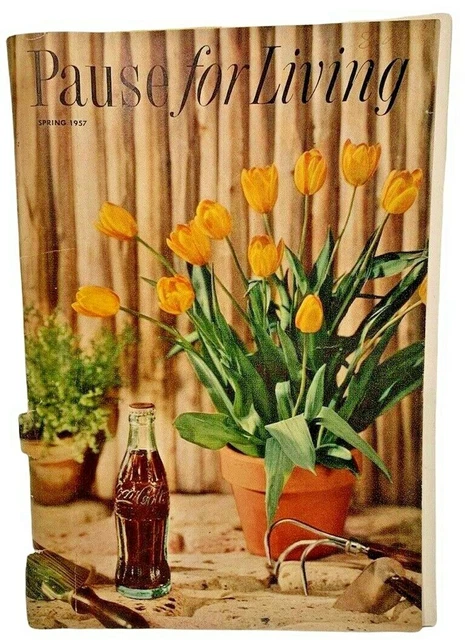 Pause For Living Coca Cola Promo Advertising Booklet Spring 1957