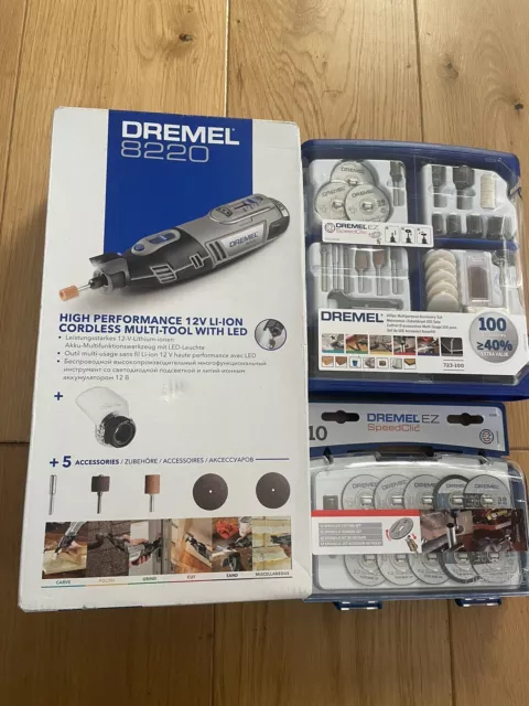 Dremel 8220-2 45 Piece 12V Rotary Multi-Tool Kit 1 x 2.0Ah