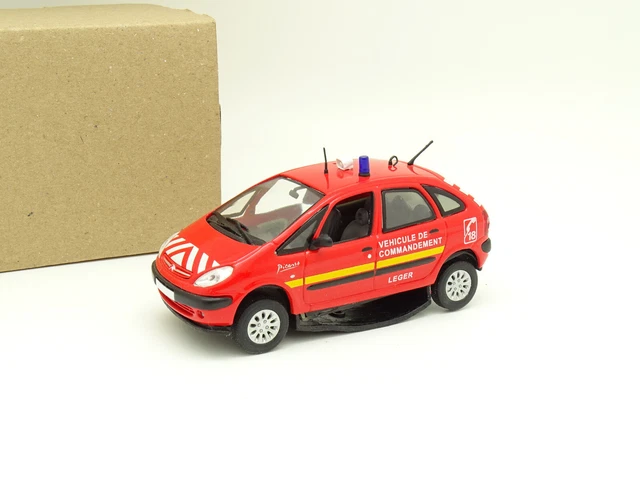 Citroën C3 Pompiers - Modèle Réduit Norev 1:43 - Décals SDIS 13 - Occasion Comme Neuf