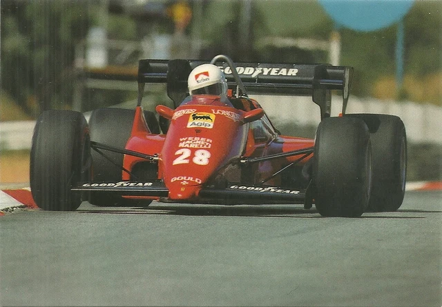 Rare / Carte Postale - Formule 1 F1 : Ferrari - Rene Arnoux Good Year / Postcard