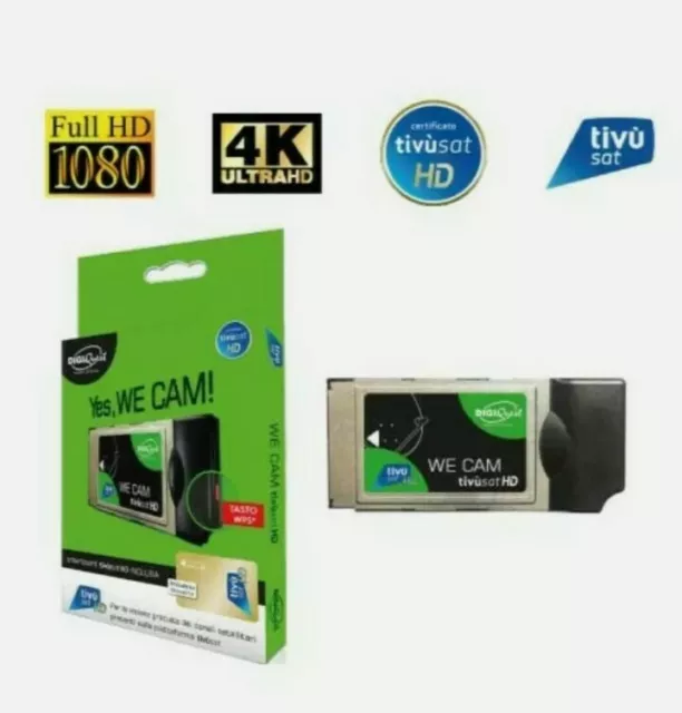 Cam Hd 4K  Tivusat Certificata  Senza Tessera Ultima Generazione  Tivusat