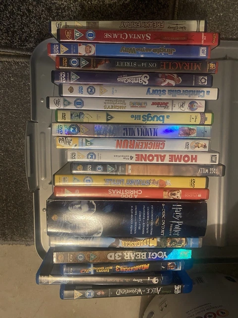 BUNDLE OF 25 Kids DVDs (21 DVD/4 Blu-ray 3D) £16.15 - PicClick UK