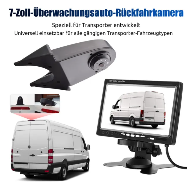 HD Rückfahrkamera Transporter + 7 Zoll TFT Monitor Für Sprinter Crafter Transit 2