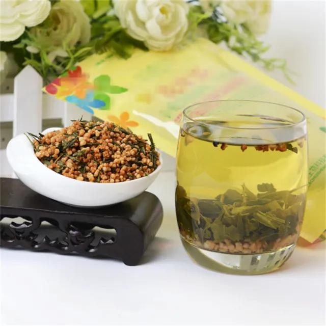 100g Organic Herbal Flower Tea China Brown Rice Green Tea Natural Healthy Drink