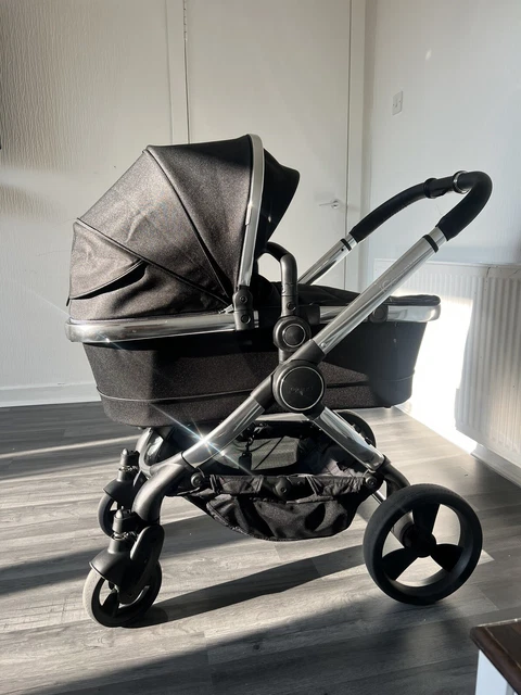 iCandy Peach Chrome Black Twill Combo
