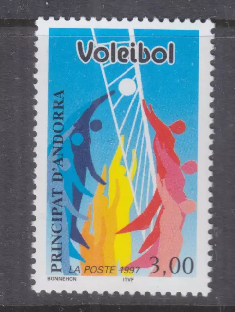 ANDORRA, FRENCH, 1997 Volleyball, 3f., mnh.