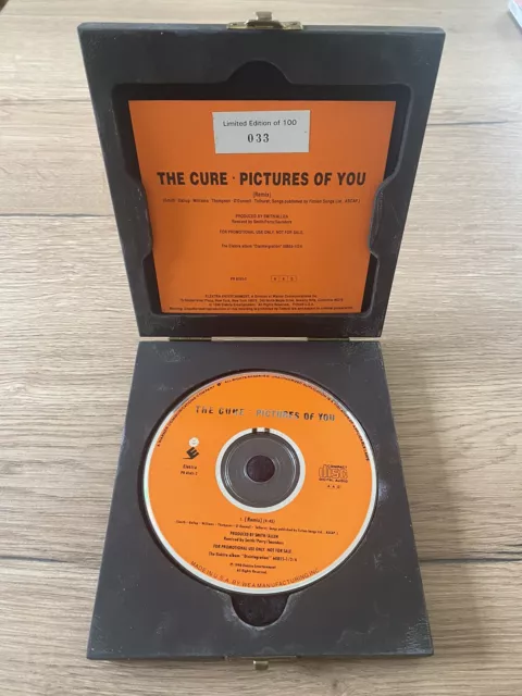 The Cure US Limited Edition Numbered Promo Cd Pictures Of You In Nice Wooden Box