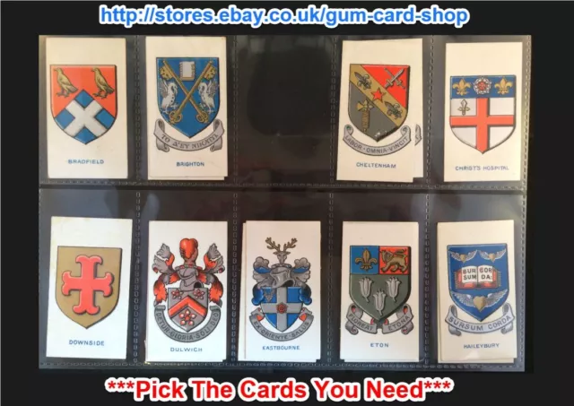 Cavanders - School Badges (Dark Blue) 1928 (G/F) *Pick The Cards You Need*