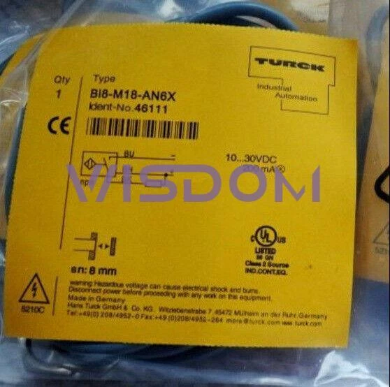 1PC New For Turck BI8-M18-AN6X Proximity Sensor -New Free Shipping