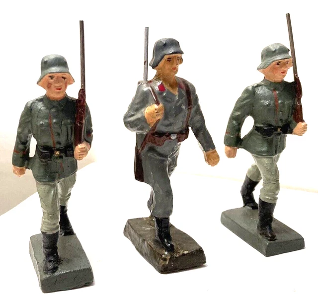 Lineol Figur Fahnenträger Ca. 1935 Lineol Figur Fahnenträger Ca. 1935